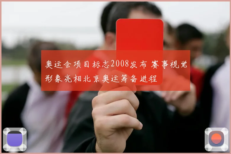 奥运会项目标志2008发布 赛事视觉形象亮相北京奥运筹备进程