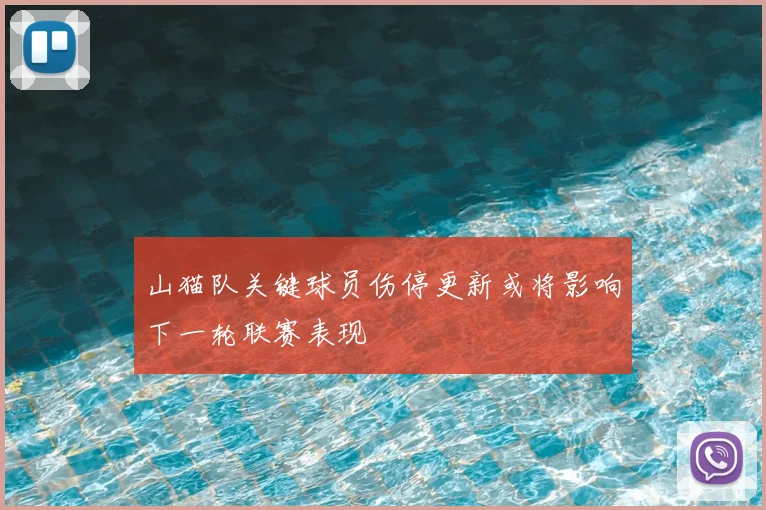 山猫队关键球员伤停更新或将影响下一轮联赛表现